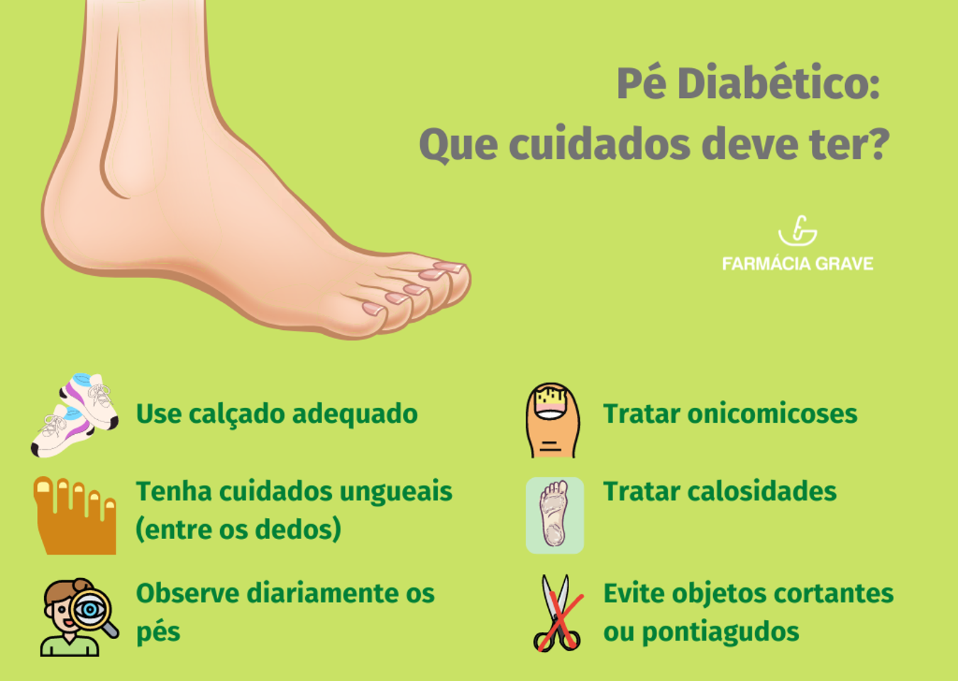 Pé Diabético: Que cuidados deve ter?